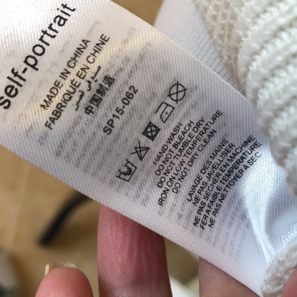 SELF-PORTRAIT off shoulder sweater - Picture 12 of 16